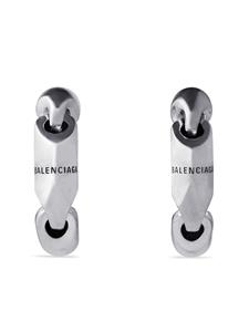 Balenciaga Solid 2.0 oorbellen - Zilver