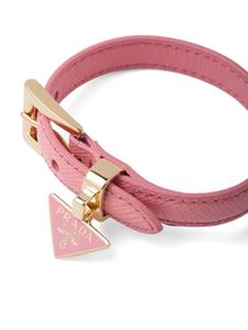 Prada Armband met logo amulet - Roze