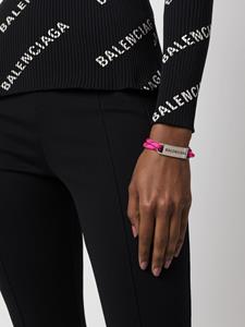Balenciaga Gegraveerde armband - Roze