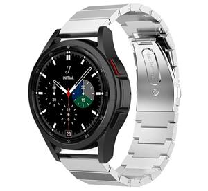 Strap-it Samsung Galaxy Watch 4 Classic 42mm metalen bandje (zilver)