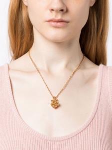 Alighieri Snake Heart pendant necklace - Goud