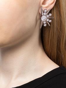 Rabanne crystal-embellished stud earrings - Zilver