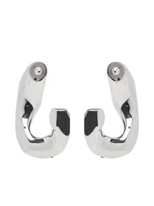 Alexander McQueen chain hoop earrings - Zilver