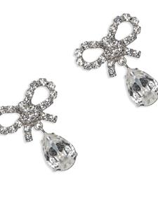 Jennifer Behr Bernie crystal-embellished drop earrings - Zilver