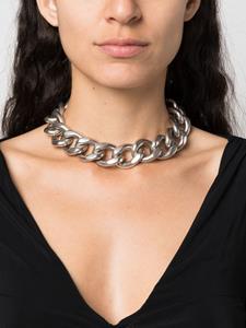 ISABEL MARANT chunky curb-chain necklace - Zilver