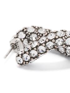 ISABEL MARANT Funky Ring crystal-embellished earrings - Zilver