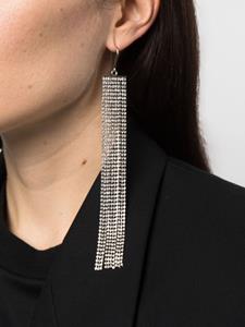ISABEL MARANT glass crystal-embellished drop earrings - Zilver
