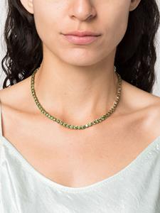 Swarovski Matrix crystal-embellished necklace - Groen