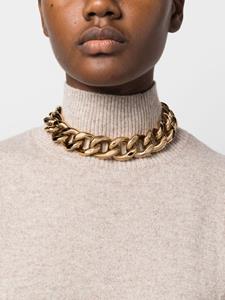 ISABEL MARANT chunky curb-chain necklace - Goud