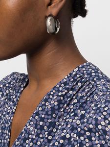ISABEL MARANT Shiny Crescent polished earrings - Zilver