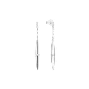 s.Oliver Oorbellen voor dames, 925 sterling zilver, zirkonia (synth.)