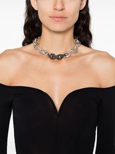 ISABEL MARANT crystal-embellished curb-chain necklace - Zwart