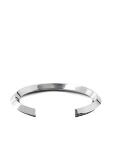 Burberry Hollow Cuff silver bracelet - Zilver