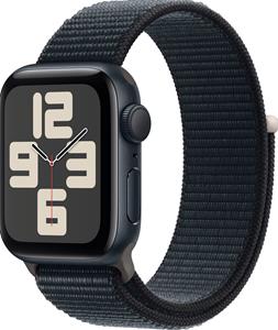 Apple Watch SE (2023) GPS 40 mm Aluminium kast Sport loop Midnight