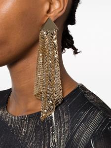 Rabanne Flexible Mesh Diamond earring - Goud