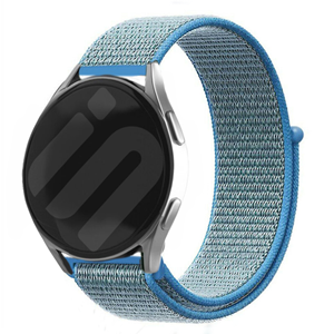 Strap-it Samsung Galaxy Watch 6 Classic 47mm nylon band (blauw)