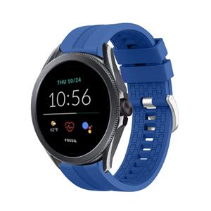 Strap-it Fossil Gen 5e 44mm extreme silicone band (blauw)