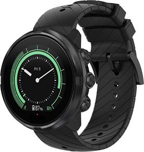 Strap-it Suunto 9 (Baro) siliconen bandje (zwart)