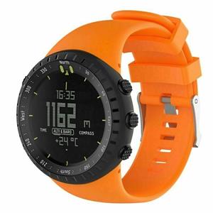 Strap-it Suunto Core siliconen bandje (oranje)