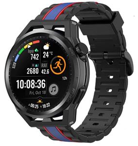 Strap-it Huawei Watch GT Runner Special Edition band (zwart/blauw)