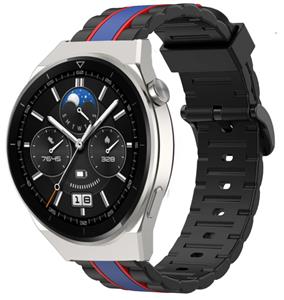 Strap-it Huawei Watch GT 3 Pro 46mm Special Edition band (zwart/blauw)