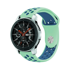 Strap-it Samsung Galaxy Watch sport band 46mm (aqua/blauw)