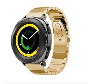 Strap-it Samsung Gear Sport metalen bandje (goud)