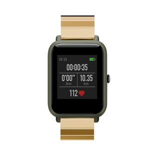 Strap-it Xiaomi Amazfit Bip metalen bandje (goud)