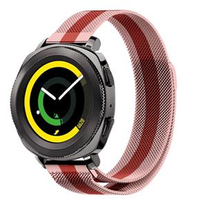 Strap-it Samsung Gear Sport Milanese band (rood/roze)