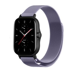 Strap-it Amazfit GTS 2 Milanese band (lichtpaars)