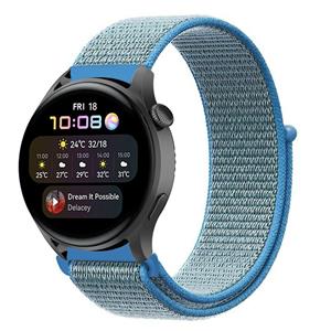 Strap-it Huawei Watch 3 (Pro) nylon band (blauw)