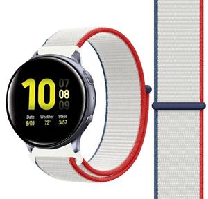 Strap-it Samsung Galaxy Watch Active nylon band (Frankrijk)