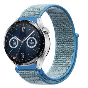 Strap-it Huawei Watch GT 3 46mm nylon band (blauw)