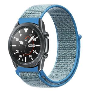 Strap-it Samsung Galaxy Watch 3 45mm nylon band (blauw)