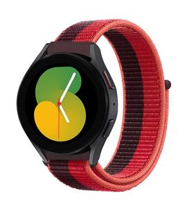 Strap-it Samsung Galaxy Watch 5 - 40mm nylon band (cherry magenta)