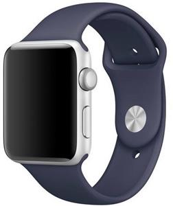 Strap-it Apple Watch SE silicone band (donkerblauw)