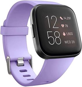 Strap-it Fitbit Versa silicone band (lila)