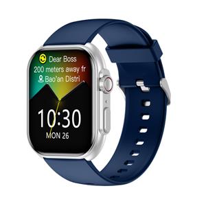 SMARTY2.0 SMARTY SW068A02 Smartwatch Staal Siliconen Blauw