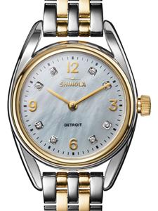 Shinola The Derby horloge - Zilver