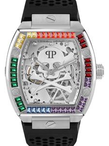 Philipp Plein The $keleton horloge - Zilver