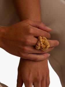 Paola Sighinolfi Ring met textuur - Goud