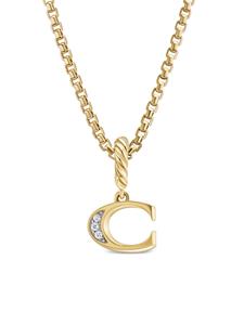 David Yurman 18kt geelgouden hanger