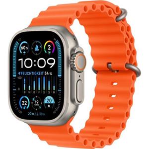 AppleWatch Ultra 2 Titanium Cellular 49mm Ocean Orange MREH3FD/A