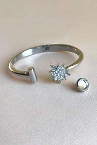 Dyrberg/Kern Compliments Set Bracelet Tf, Color: Silver/Crystal, Onesize, Women