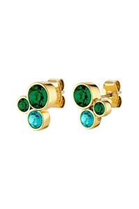 Dyrberg/Kern Aki Earring, Color: Gold/Green, Onesize, Women