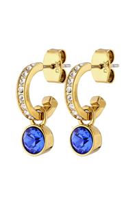 Dyrberg/Kern Dessa Earring, Color: Gold/Blue, Onesize, Women