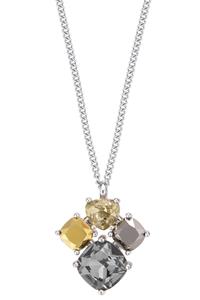 Dyrberg/Kern Masika Necklace, Color: Silver/Grey, Onesize, Women