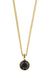 Dyrberg/Kern Ette Necklace, Color: Gold/Black, Onesize, Women