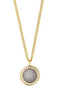 Dyrberg/Kern Atlantian Necklace, Color: Gold/Grey, Onesize, Women