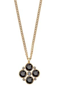 Dyrberg/Kern Maude Necklace, Color: Gold/Black, Onesize, Women